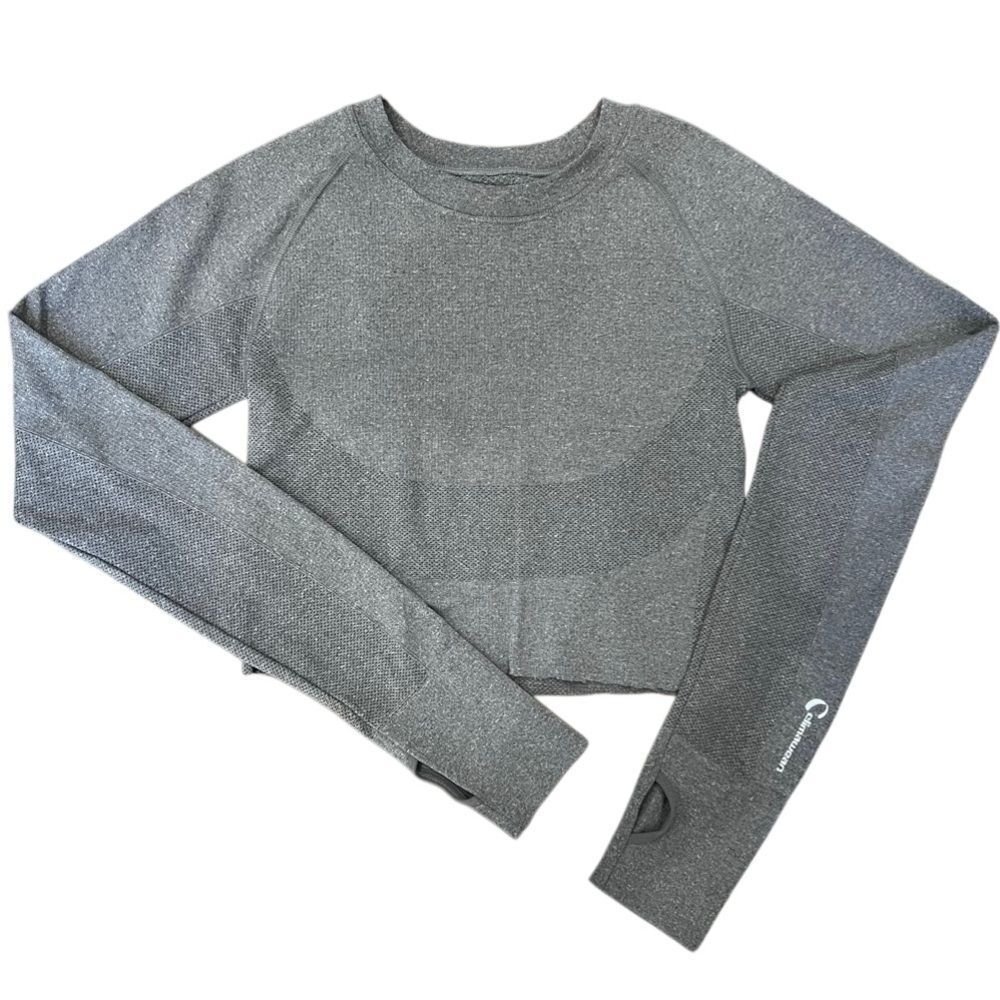 Climawear long-sleeve seamless crop top Size Small/Medium